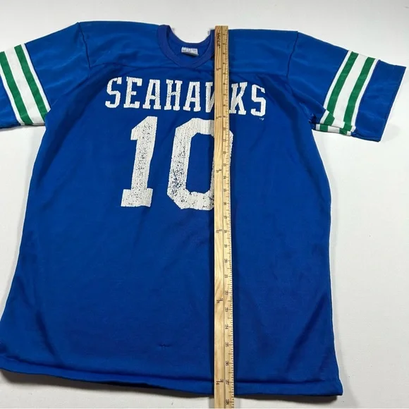 Seattle Seahawks Vintage 1970s Jim Zorn Rawlings Jersey in LARGE Made USA